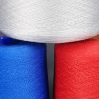 Fil à coudre 100 % polyester filé en anneau 40/2 torsadé, 3 couleurs, en cône souple en plastique, prêt à l'emploi, directement de l'usine, pour la couture de vêtements