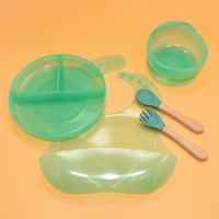 Ensemble de bavoirs en Silicone pour bébés, bol et assiette personnalisés, sécurité, facile à nettoyer, offre spéciale,