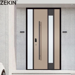Zekin Heat <b>Insulation</b> Postmodern Style Aluminum alloy Interior Entrance Door for house Best Price Villa Entry Door - Product Image 1