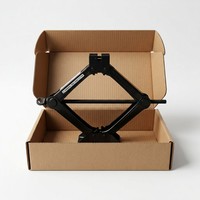 Cric ciseaux robuste 1T, hauteur de levage 90-310mm, en acier, outil portable d'urgence pour le changement de pneus de SUV et berlines