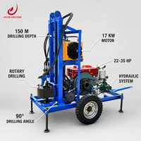 Mini-foreuse portable pour puits d'eau de 150 m, machine de forage de puits en Turquie, prix compétitifs