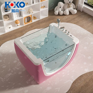 <span class=keywords><strong>Baignoire</strong></span> pour bébé portable au design moderne, fonction de massage à air, bain relaxant, piscine intérieure, utilisation en salle de bain, installation autonome - Product Image 1