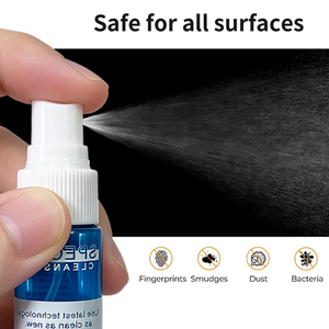 Liquide de nettoyage professionnel 30 ml pour capteur d'appareil photo, objectif, écran, verre – Anti-traces, séchage rapide, spray nettoyant - Product Image 1