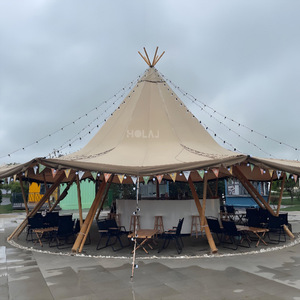 Hotel <b>Tent</b> Pvdf Fabric 3000Mm Waterproof Steel <b>Frame</b> Four Season Outdoor Wedding Party Use - Product Image 1
