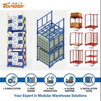 Topeasy – Cage de transport et de stockage de palettes en acier empilable, personnalisée, durable et écologique