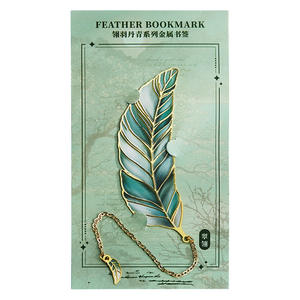 精美 1 件金属书签 高价值卡通风格混色可重复使用文化纪念品 完美小礼物促销 - Product Image 5