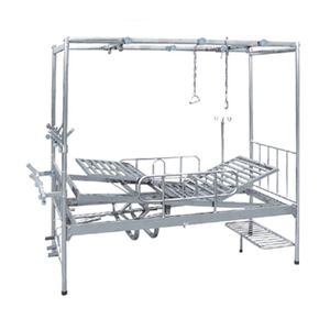 Cama de Tracción Ortopédica de Acero Inoxidable para Pacientes de Clase Baja XQ2014-A40, Cama Médica Manual Multifuncional para Cuidado Lumbar - Product Image 2