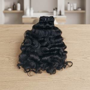 VGP Cabello Indio Remy 100% Virgen, Doble Trama a Máquina, Doble Extracción, Donante Único, Ondulado y Rizado, Paquetes de 100g, No Permite Permanente, para Tejer - Product Image 2