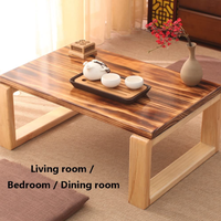 Chine Fabrication professionnelle Table basse pliable en bambou Tatami Table basse japonaise au sol Petite table basse