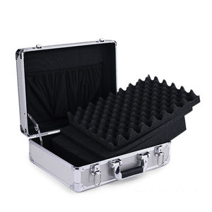 Aluminium Large Hard Flight Carry Case Key Camera <strong>Storage</strong> <strong>Box</strong> Aluminum Tool <strong>Briefcase</strong> With Foam Backing - Product Image 5
