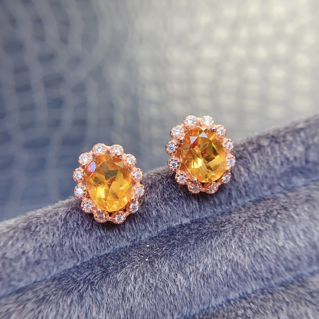 Citrine Earring
