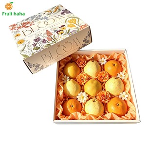 Scatola Regalo <span class=keywords><strong>per</strong></span> Frutta in Stile Europeo, Confezione Universale <span class=keywords><strong>per</strong></span> Festività, Scatola Vuota in Cartone Ondulato Laminato Goffrato di Alta Qualità - Product Image 5