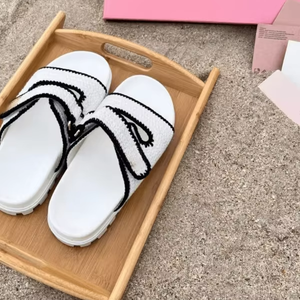Mius Summer Fashion Women's Sandals Comfortable Soft PVC Slippers <b>Insoles</b> Spring and Autumn Trendy Uppers Slippers Home Mius - Product Image 3