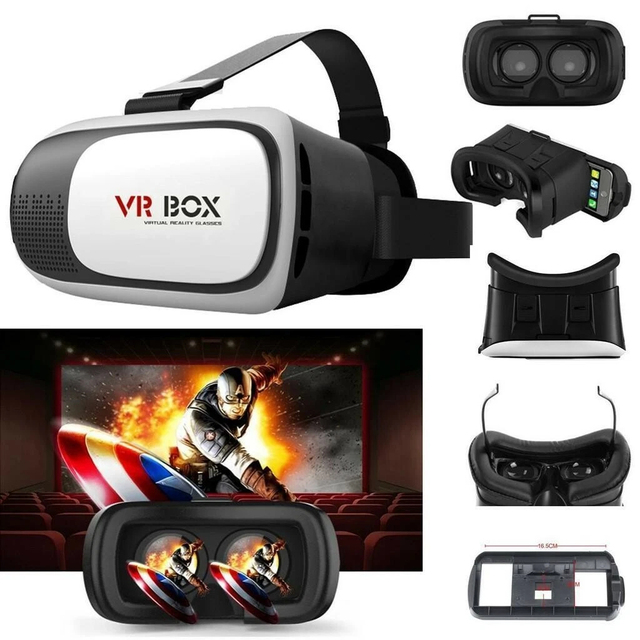 VR BOX Virtual Reality Goggles Immersive Movie Gaming Headset for IOS Android Smartphone Home Portable Entertainment