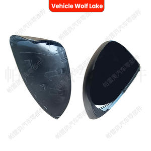 Boîtier de rétroviseur Vehicle Wolf Lake, peinture noire, pour Volkswagen Tiguan 2008-2012, ABS, côté gauche et droit - Product Image 2
