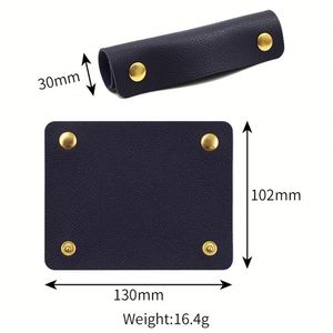 Custompu Leather Fashion Durable Luggage Grip Protector Soft Handbag Handle <b>Wrap</b> Tote Purse Wallet Protectors Covers - Product Image 6