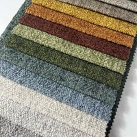 Tissu d'ameublement en chenille texturé, aspect tweed, pour canapé, fauteuil et projets d'aménagement intérieur