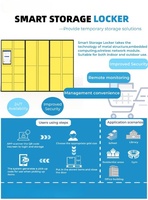 Casier intelligent extérieur étanche et résistant aux intempéries, armoire de rangement en acier anti-corrosion avec paiement par code QR pour station balnéaire