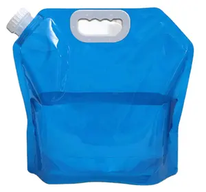 大容量 3L 5L 10L 可折叠户外水袋软液袋