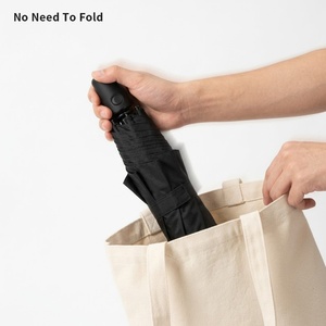 Windproof Business 19Inch*6k 3 Folding <b>Umbrella</b> Auto Open Super Light Easy to Close Rain Folding for Promotion - Product Image 2