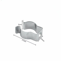 Clips à ressort industriels personnalisés en acier inoxydable pour support de câble de plafonnier, tolérance de haute précision, charge de 90 lb