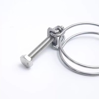 Collier de serrage double fil en acier inoxydable 304 poli Sanxing, réglable (pouces et métrique), pour tuyaux – Approvisionnement direct usine, OEM disponible