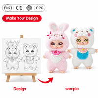 Poupée en peluche mignonne sur le thème des animaux boîte aveugle belle collection surprise jouet pendentif mystérieux figurines en peluche jouets en peluche
