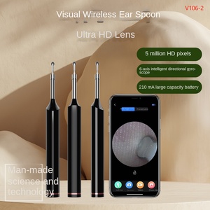 Outil sans fil de nettoyage visuel des oreilles avec caméra 1080P et 6 lumières LED pour <span class=keywords><strong>iPhone</strong></span> et Android, modèle V106-2 - Product Image 4