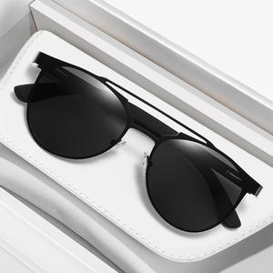 Nuevas gafas de sol Aviator para hombre, montura de Metal negro, lentes polarizadas UV400, protección solar para conducir, moda, viajes, pesca - Product Image 2