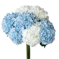 Bunga Hydrangea Sutra Buatan Tangan Modern untuk Dekorasi Pernikahan, Perlengkapan Bunga, Hadiah, Dinding Bunga, Tanaman Buatan, Suvenir