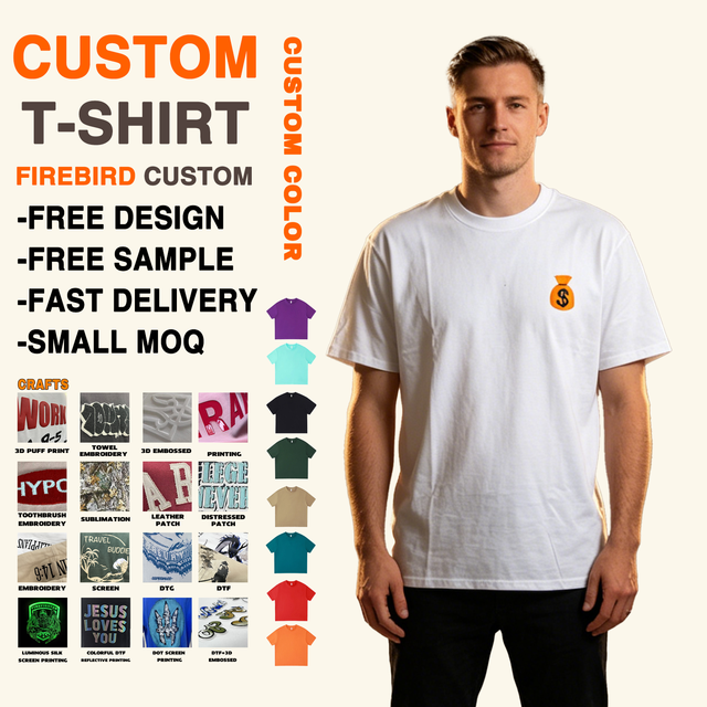 High Quality Unisex Men's T-Shirt 100% Cotton Knitted Casual Breathable Short Sleeve Front Logo