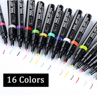 Privée — stylo de vernis à ongles, 16 couleurs, accessoires de manucure, dessin, ligne d'araignée, peinture 3d, nouveau,