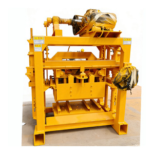 Machines à fabriquer des pavés autobloquants <span class=keywords><strong>QTJ4</strong></span>-40 pour la production artisanale à domicile, équipement de production, matière première en ciment - Product Image 1