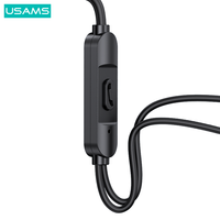 EP-47 USAMS Harga Murah Kabel Earphone Headphone Handsfree Mic 3.5Mm Stereo Suara Headset Earbud