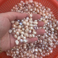 Perles d'eau douce naturelles de qualité médicale, non percées, en vrac, non-nucléées, matière première en poudre de perle, pour offrandes de mandala bouddhiste, vente en gros