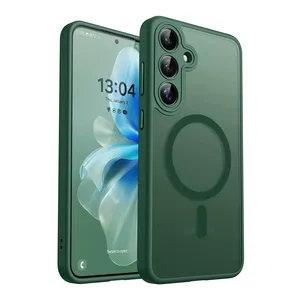 CHAOYIDIAN Cover Opaca Traslucida Magnetica per Ricarica Wireless per <span class=keywords><strong>Samsung</strong></span> <span class=keywords><strong>Galaxy</strong></span> A56 A16 A36 A26 A06 A55 <span class=keywords><strong>A35</strong></span> A25 A15 A05 - Product Image 1