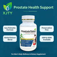 Compléments alimentaires à base de plantes les plus vendus pour la santé de la prostate des hommes adultes, capsules avec formule naturelle équilibrant le pH