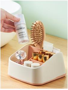 Caja organizadora de escritorio de plástico multicompartimento de alta calidad para teléfono remoto y organizador de oficina esencial - Product Image 6