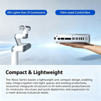 Brazo Robótico Colaborativo DOBOT Nova 5, Carga Útil de 5 kg, Alcance de 850 mm, 6 Ejes, Cobot para Automatización Industrial y Fisioterapia