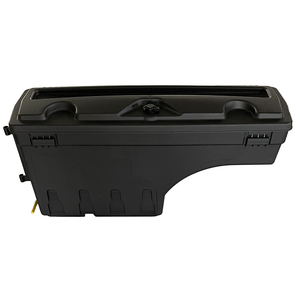 Boîte à outils pivotante noire en ABS pour benne de camion, personnalisée en usine en Chine, sans perçage, compatible F150 2015-2022 - Product Image 4