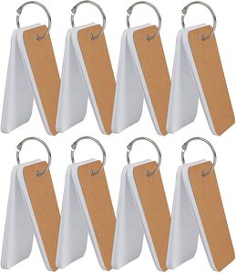 Giấy kraft lật thẻ flash với Vòng chất kết dính nghiên cứu, học tập, bộ nhớ, bookmark & DIY thiệp chúc mừng - Product Image 4