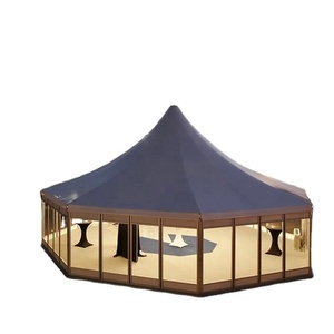 Carpa Hexagonal para Exteriores, Tipo Tabernáculo, 10x10m, Alquiler de Carpas, Pagoda, Carpas para Eventos en Venta - Product Image 1