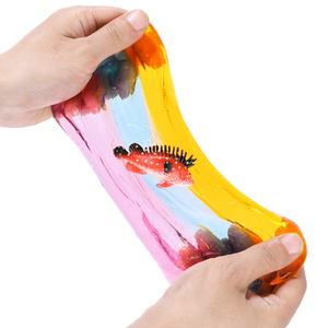 Nuevo Set de Manualidades con Temática Submarina, Masilla de Cristal de 3 Colores, Slime Educativo Suave para Aliviar el Estrés de los Niños con Accesorios de Sirena - Product Image 1