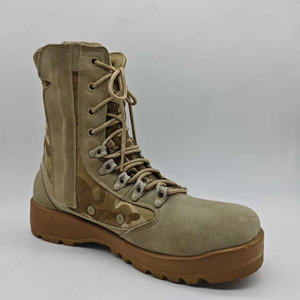 LYL,Classic <span class=keywords><strong>Belleville</strong></span> 8 Inch Sand Color <span class=keywords><strong>Combat</strong></span> Boots Hidden Magic Tape & Zipper Design Camouflage Desert Boots HSM171 - Product Image 2