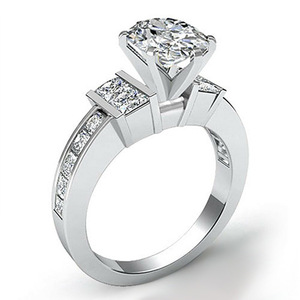 Anello Classico con Pietra Ovale per Donne, Gioielli Minimalisti Scintillanti alla Moda, Vendita all'Ingrosso - Product Image 3