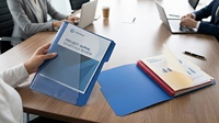 Classeurs de classement multi-couleurs grande capacité A4 avec pochettes étiquetées et catégorisées pour papeterie - Fabricant