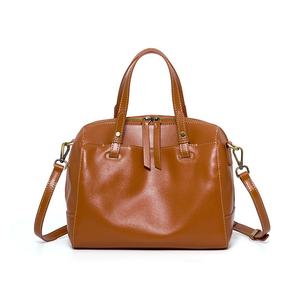 Bolso Bandolera Cuadrado de Cuero Curtido Vegetal con Cierre de Cremallera, de Piel de Vacuno de Primera Capa, Grande, para Moda Vintage Casual - Product Image 5