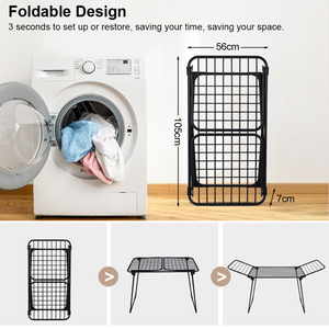 <span class=keywords><strong>Sortie</strong></span> d'usine Stand Cloth Racks Salle de lavage Cintre Sèche-<span class=keywords><strong>linge</strong></span> Vêtements Rack - Product Image 3