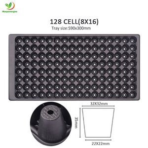 Bandeja de Plástico Redonda para Germinación de Semillas, 50, 72, 105, 128, 200 Celdas, Venta al por Mayor para Germinación de Semillas de Vegetales y Flores - Product Image 4