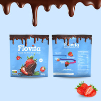 Stand up Brown Kraft Paper Reclosable Ziplock Plain Heat Sealable Food Packaging Doypack Pouches Bags